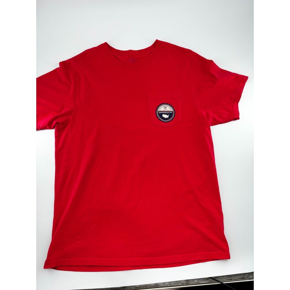 Southern Tide Men's Size Large Red "Original Skipjack" Short Sleeve Graphic Tee - Picture 2 of 8